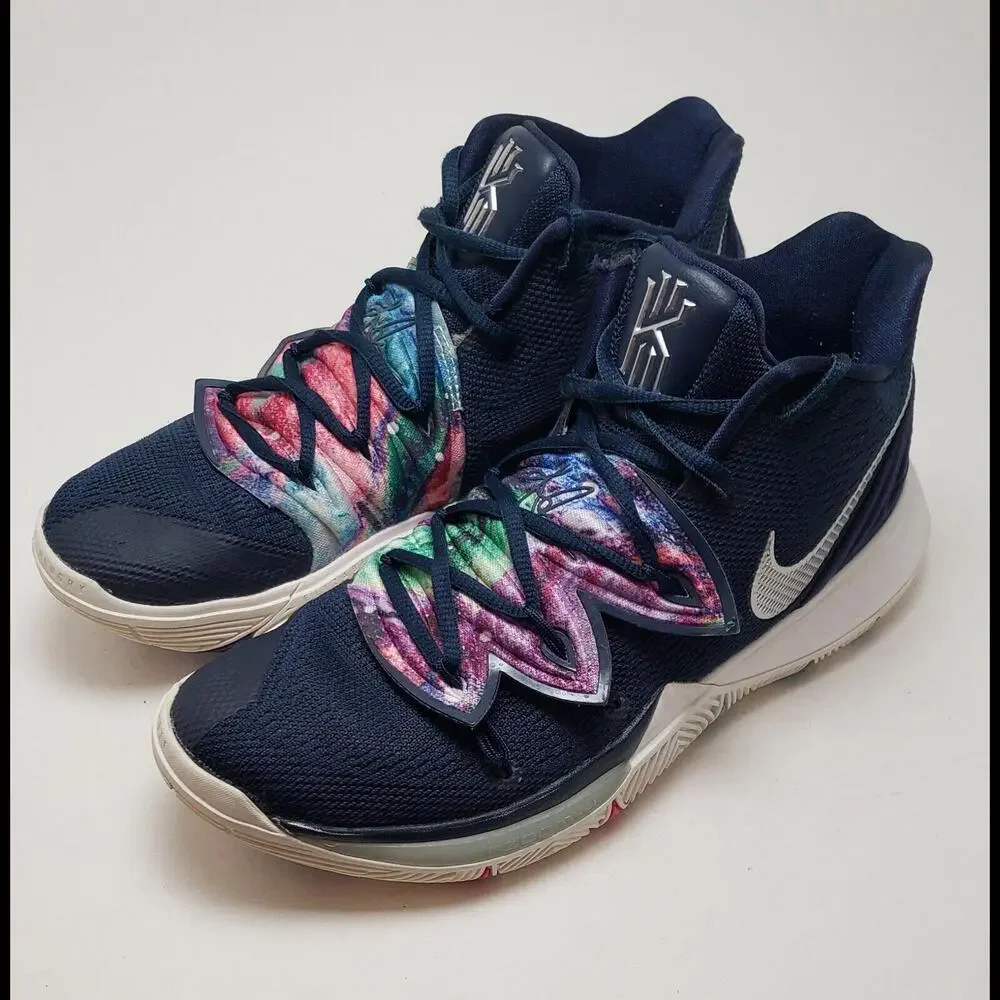 Mens Nike Kyrie 5 'Galaxy' 2018 Basketball Sneakers Shoes AO2918-900 Size 8.5‎